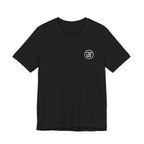 Monogram Graphic Lightweight Tee in Black, front