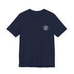 Monogram Graphic Lightweight Tee in Navy, front