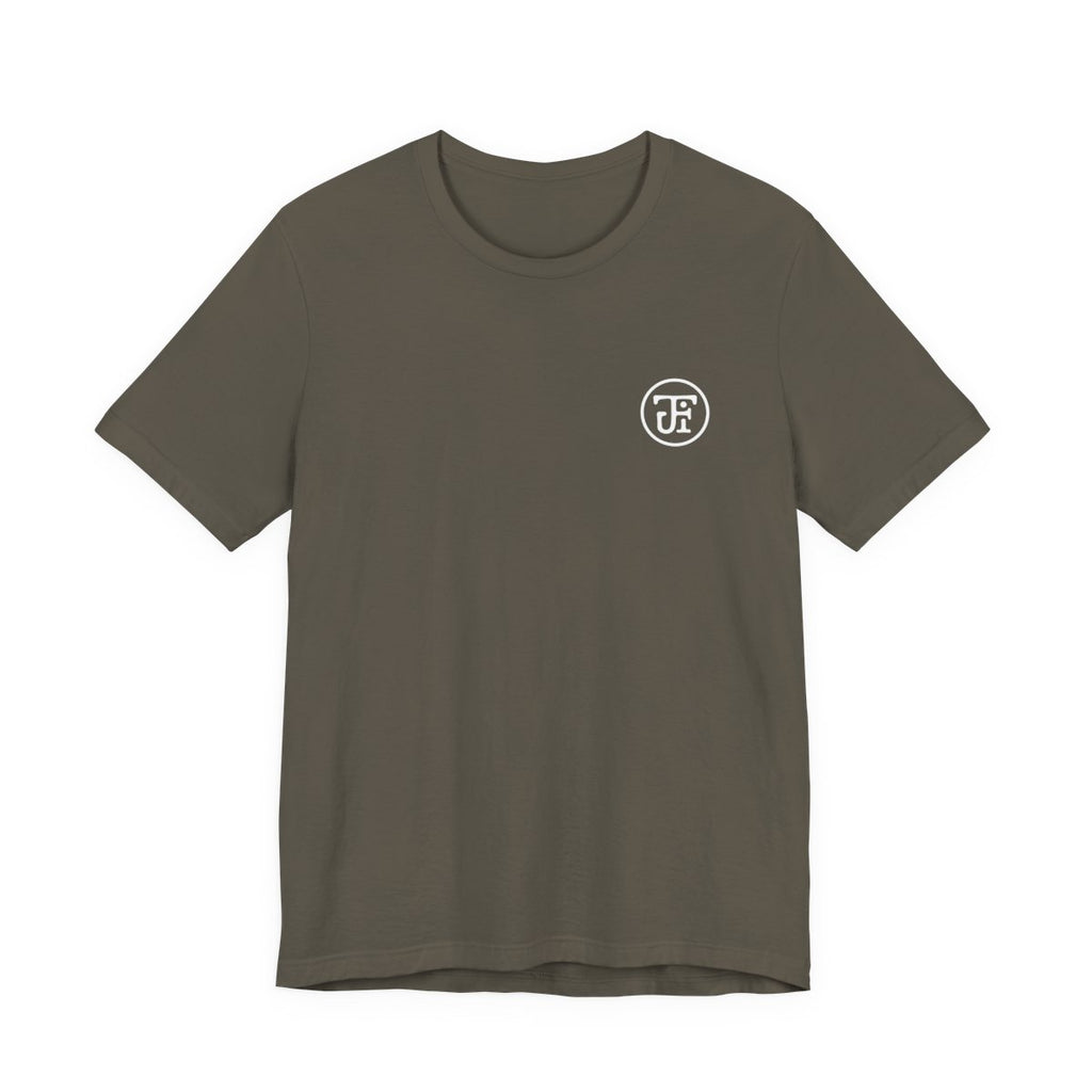 Monogram Graphic Lightweight Tee in Army, front