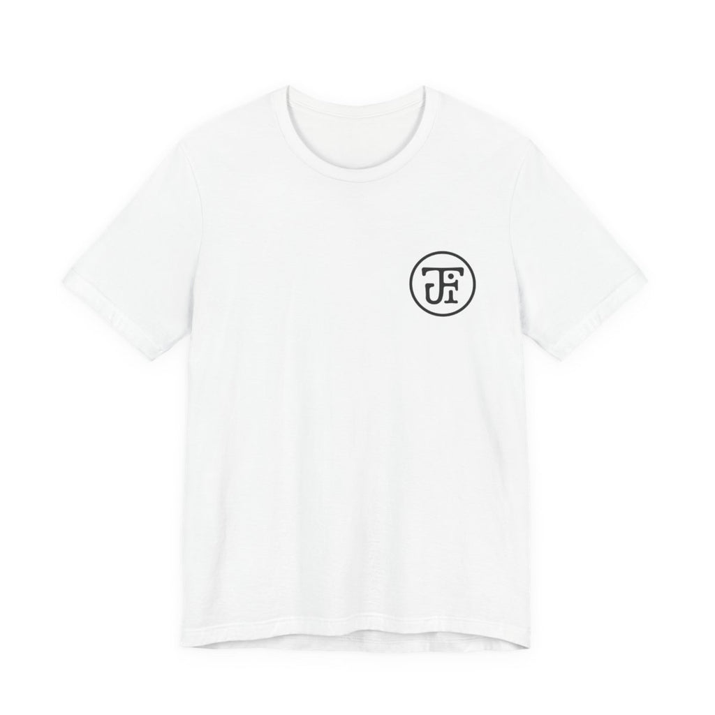 Monogram Lightweight Tee — White / Ash / Silver