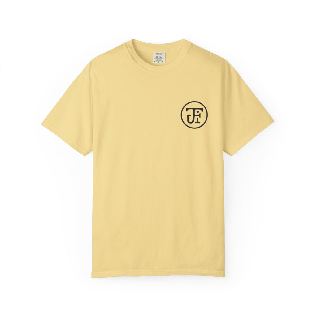 Monogram Washed Tee — Ivory / Butter
