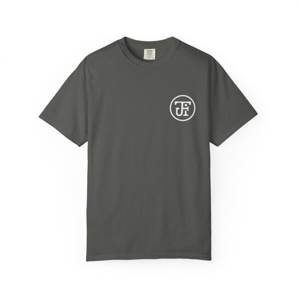 Monogram Washed Tee — Pepper / Graphite / Blue Spruce
