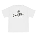 Palm Script Heavyweight Tee White, palm script back proof