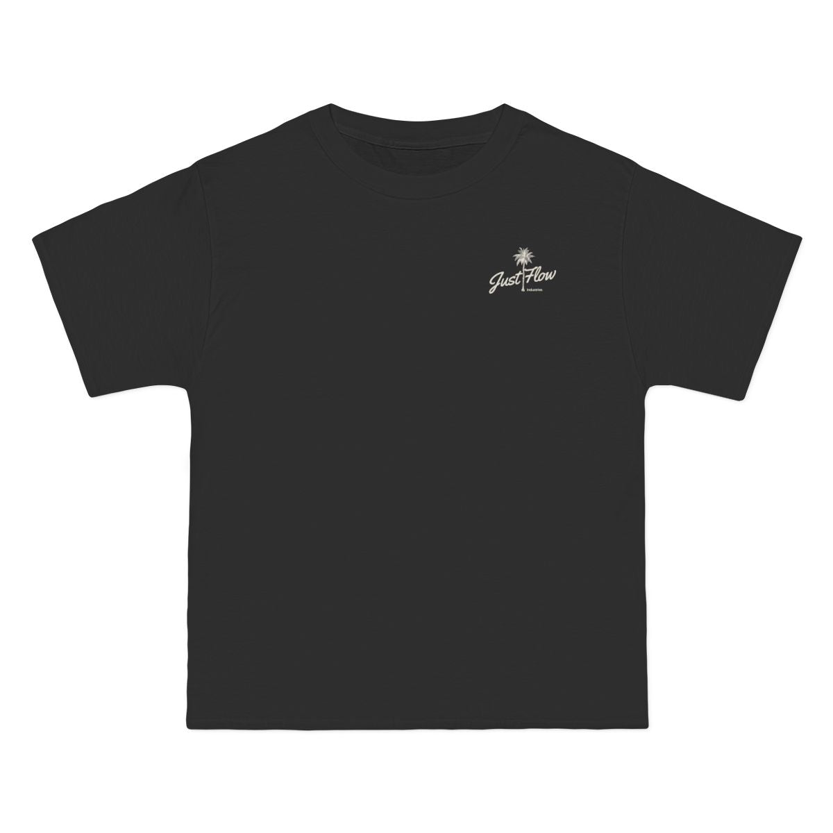 Palm Script Heavyweight Tee Black, palm script front proof