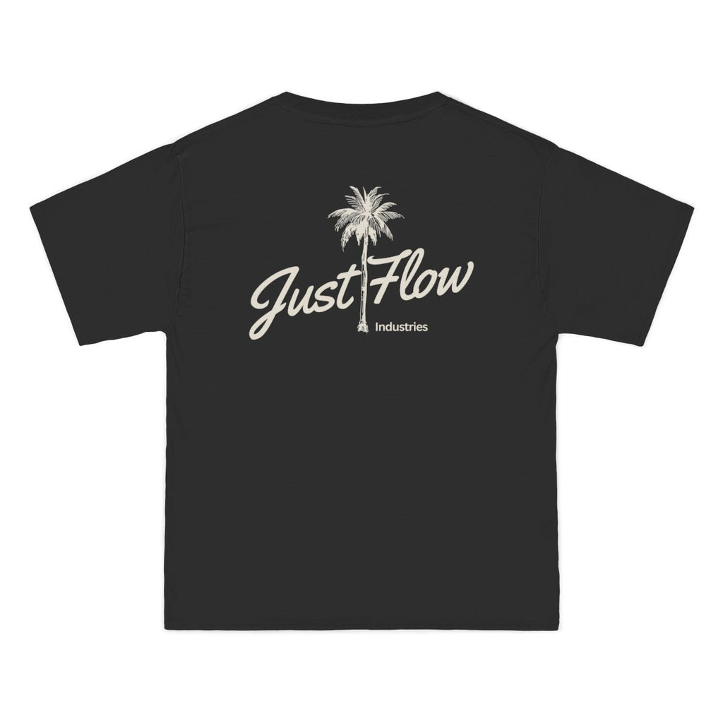 Palm Script Heavyweight Tee Black, palm script back proof