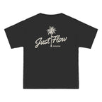 Palm Script Heavyweight Tee Black, palm script back proof