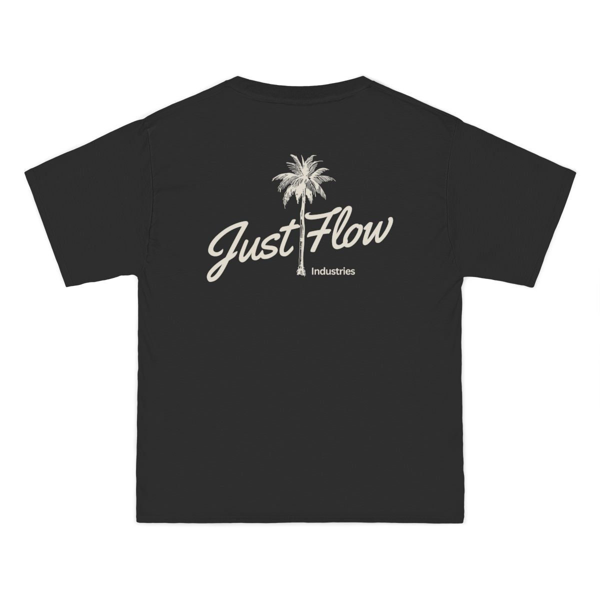 Palm Script Heavyweight Tee Black, palm script back proof