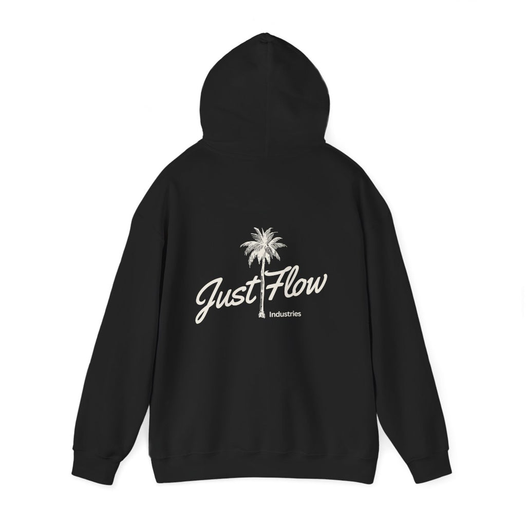 Palm Script Hoodie — Black