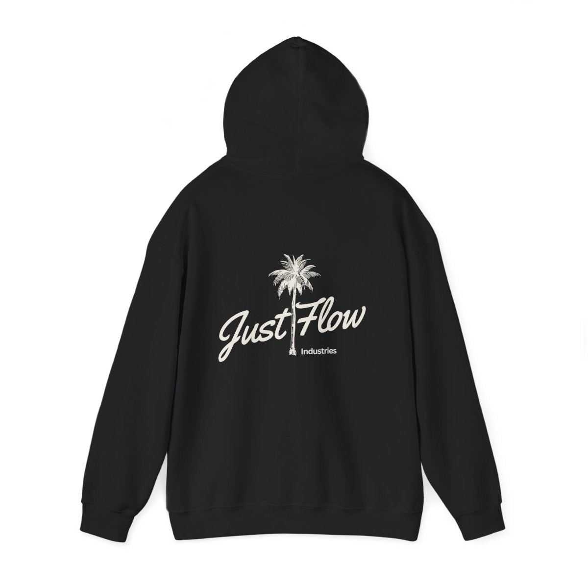 Palm Script Hoodie — Black