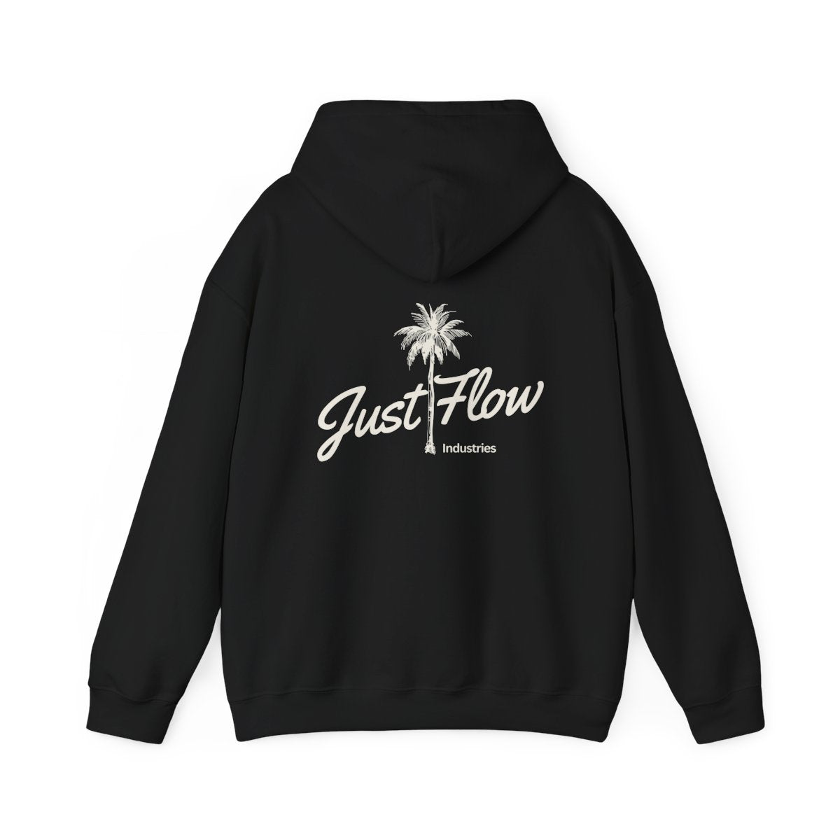 Palm Script Hoodie — Black