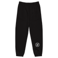 Monogram sweatpants Black, back right leg monogram at mid-calf