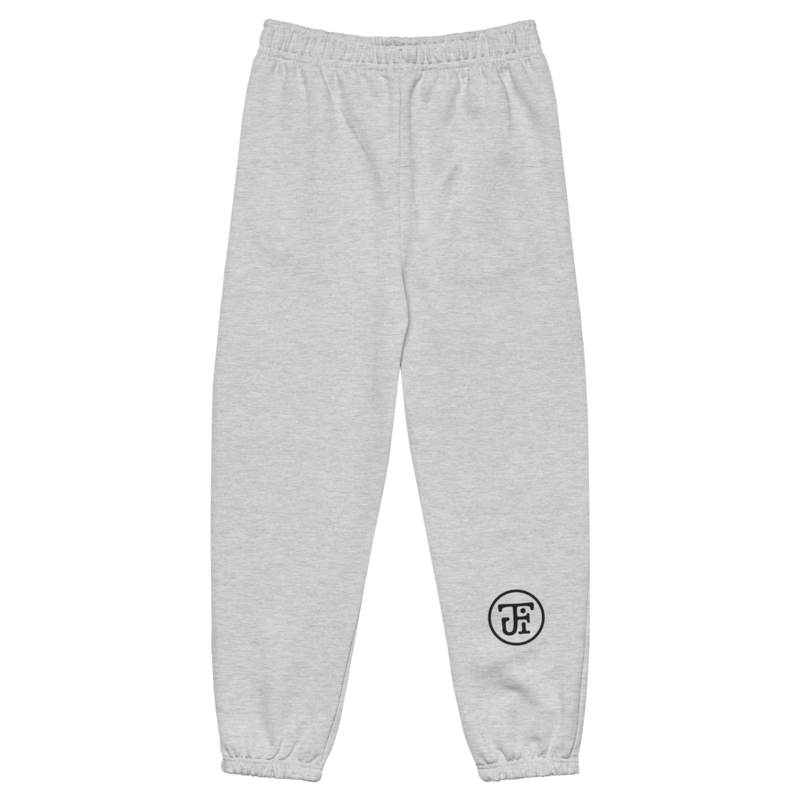 Monogram sweatpants Athletic Heather, back right leg monogram at mid-calf
