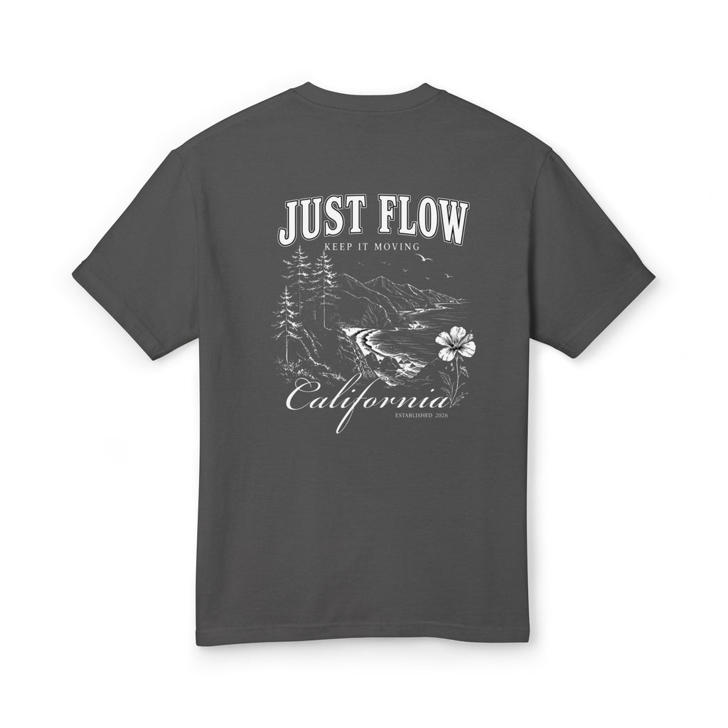 California Hibiscus Heavyweight Tee, back print