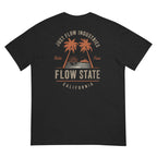 Flow State DTF Heavyweight Tee in Black, back graphic