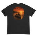 Golden Hour Jet Ski heavyweight tee in Black, back graphic