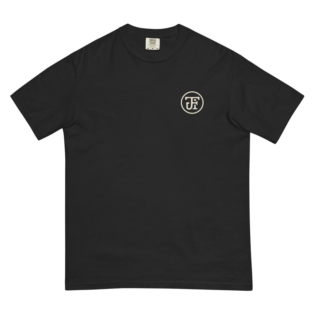 Flow State DTF Heavyweight Tee in Black, front