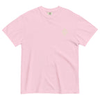 Vertical Wave Diamond DTF Heavyweight Tee in Blossom, front
