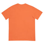 Golden Hour Feature heavyweight tee in Burnt Orange, back, no print