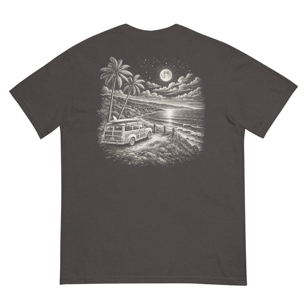 After Dark Woodie tee, Graphite, back