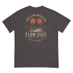 Flow State DTF Heavyweight Tee in Graphite, back graphic