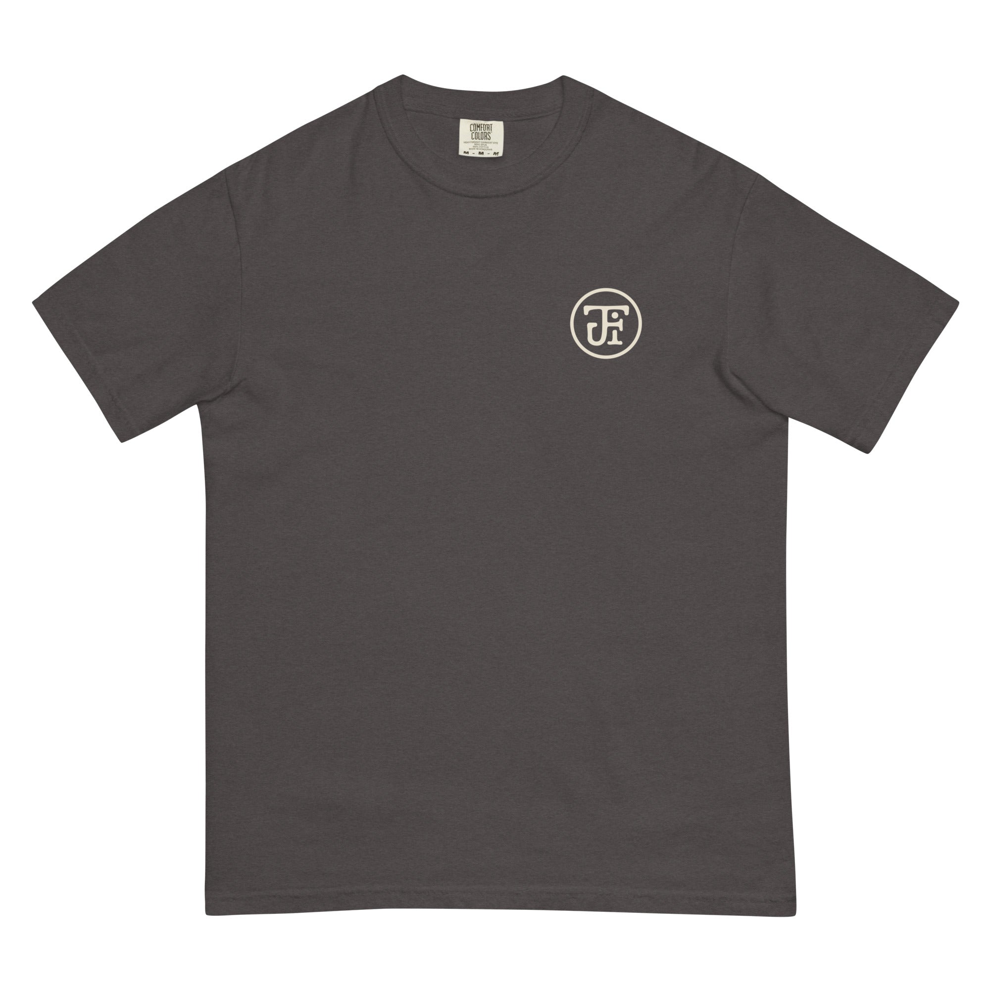 Flow State DTF Heavyweight Tee in Graphite, front