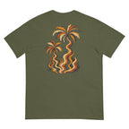 Palm Smoke Heavyweight Tee in Hemp, back print