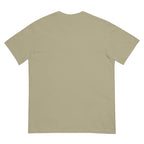 Golden Hour Feature heavyweight tee in Khaki, back, no print