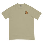 Golden Hour Beach Cruiser heavyweight tee in Khaki, front
