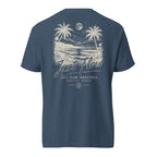 After Dark Heavyweight Tee — washed Midnight, back, After Dark print