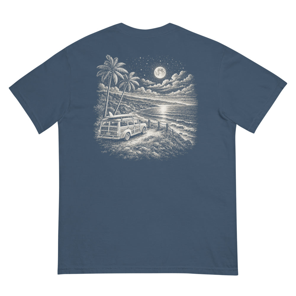 After Dark Woodie tee, Midnight, back