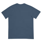 Golden Hour Feature heavyweight tee in Midnight, back, no print