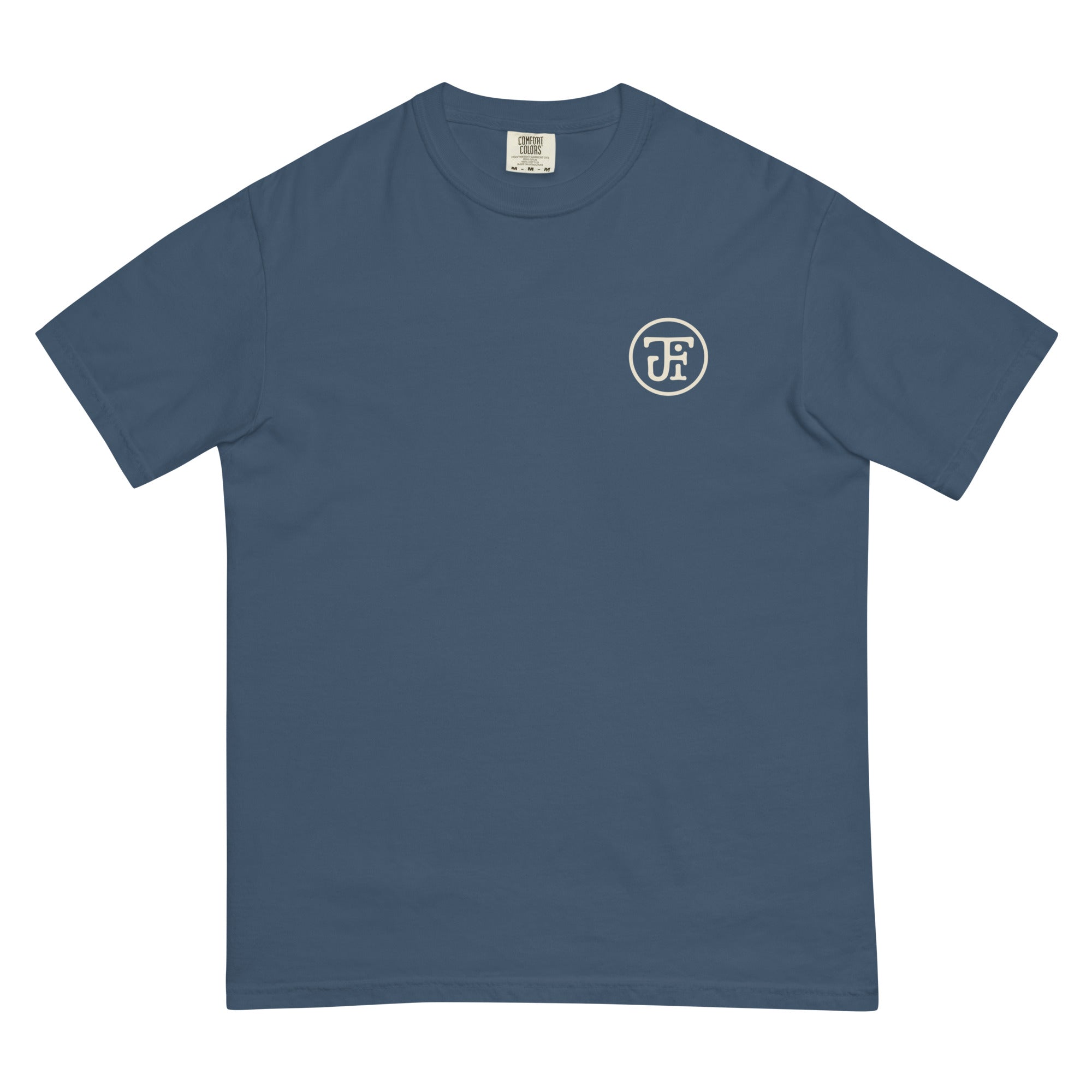 Flow State DTF Heavyweight Tee in Midnight, front