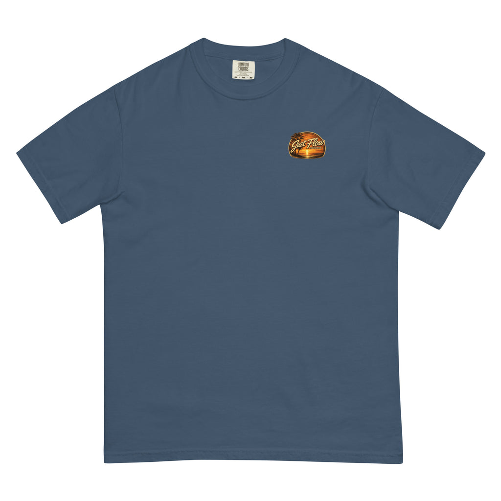 Golden Hour Jet Ski heavyweight tee in Midnight, front