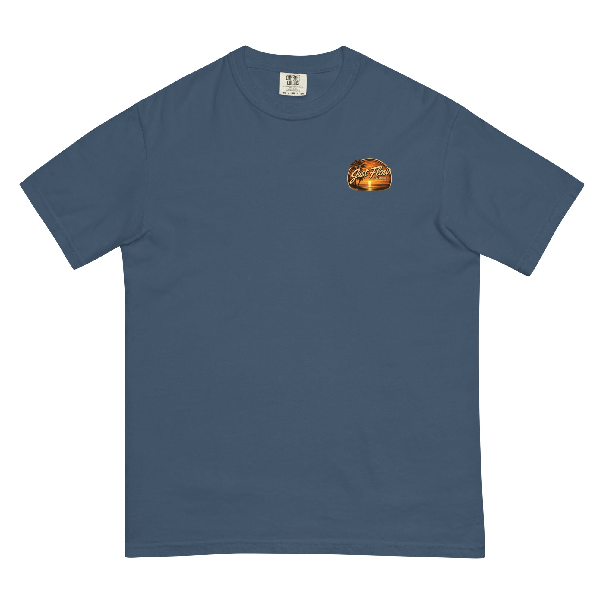 Golden Hour Jet Ski heavyweight tee in Midnight, front