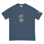 Palm Smoke II Heavyweight Tee in Midnight, left sleeve