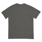 Golden Hour Feature heavyweight tee in Pepper, back, no print