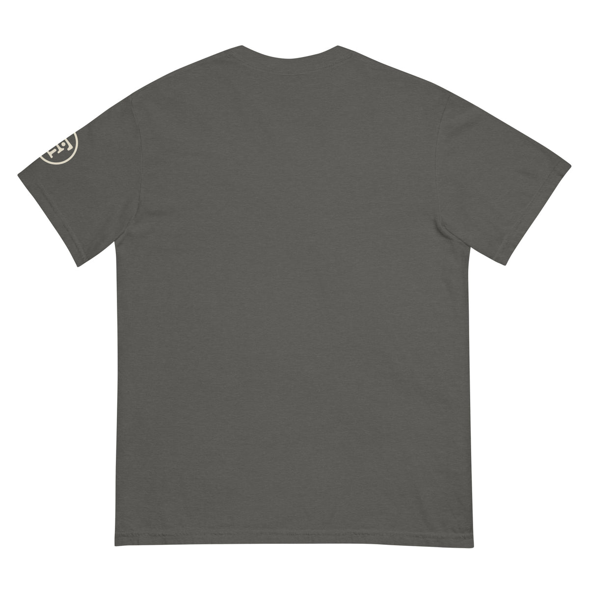 Monogram Eclipse Heavyweight Tee in Pepper, left sleeve