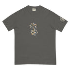 Palm Smoke II Heavyweight Tee in Pepper, left sleeve