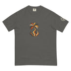 Palm Smoke Heavyweight Tee in Pepper, left sleeve