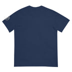 Monogram Eclipse Heavyweight Tee in True Navy, left sleeve