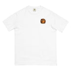 Golden Hour Lifeguard Tower heavyweight tee in White, front