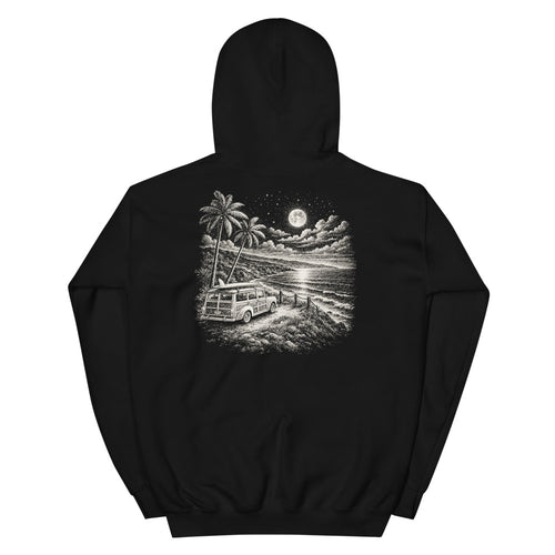 After Dark Woodie hoodie, Black, back