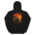 Golden Hour Jet Ski hoodie in Black, back graphic