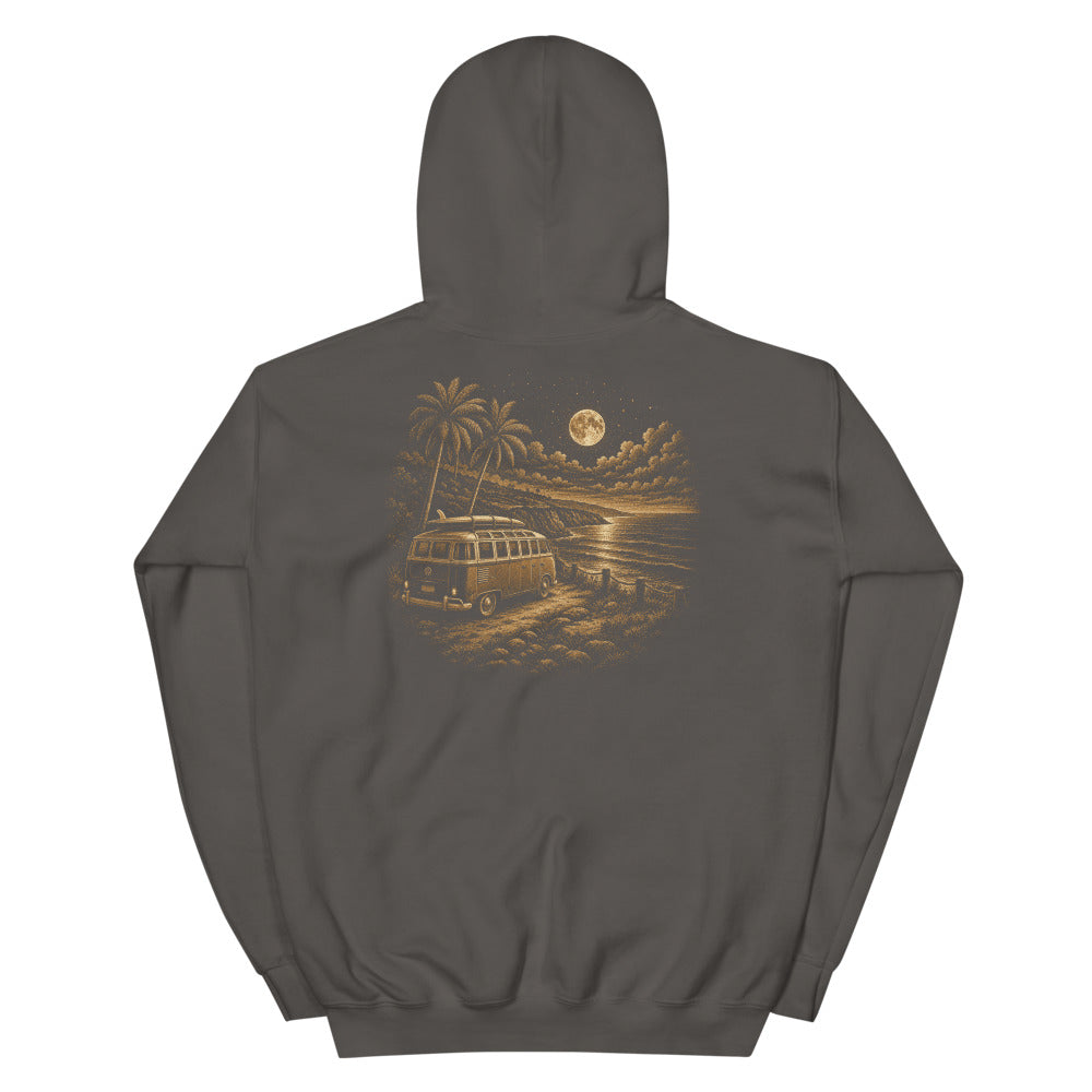 After Dark Bus hoodie, Charcoal, back
