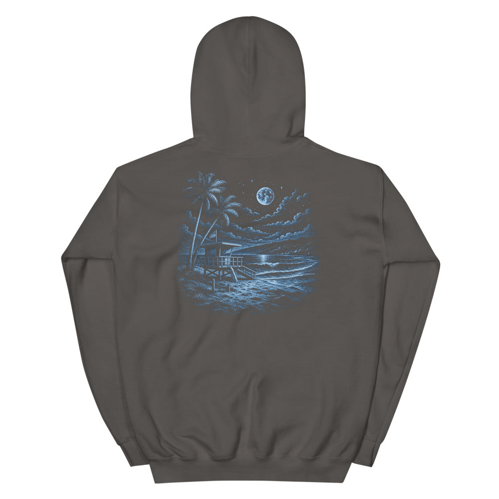 After Dark Lifeguard hoodie, Charcoal, back
