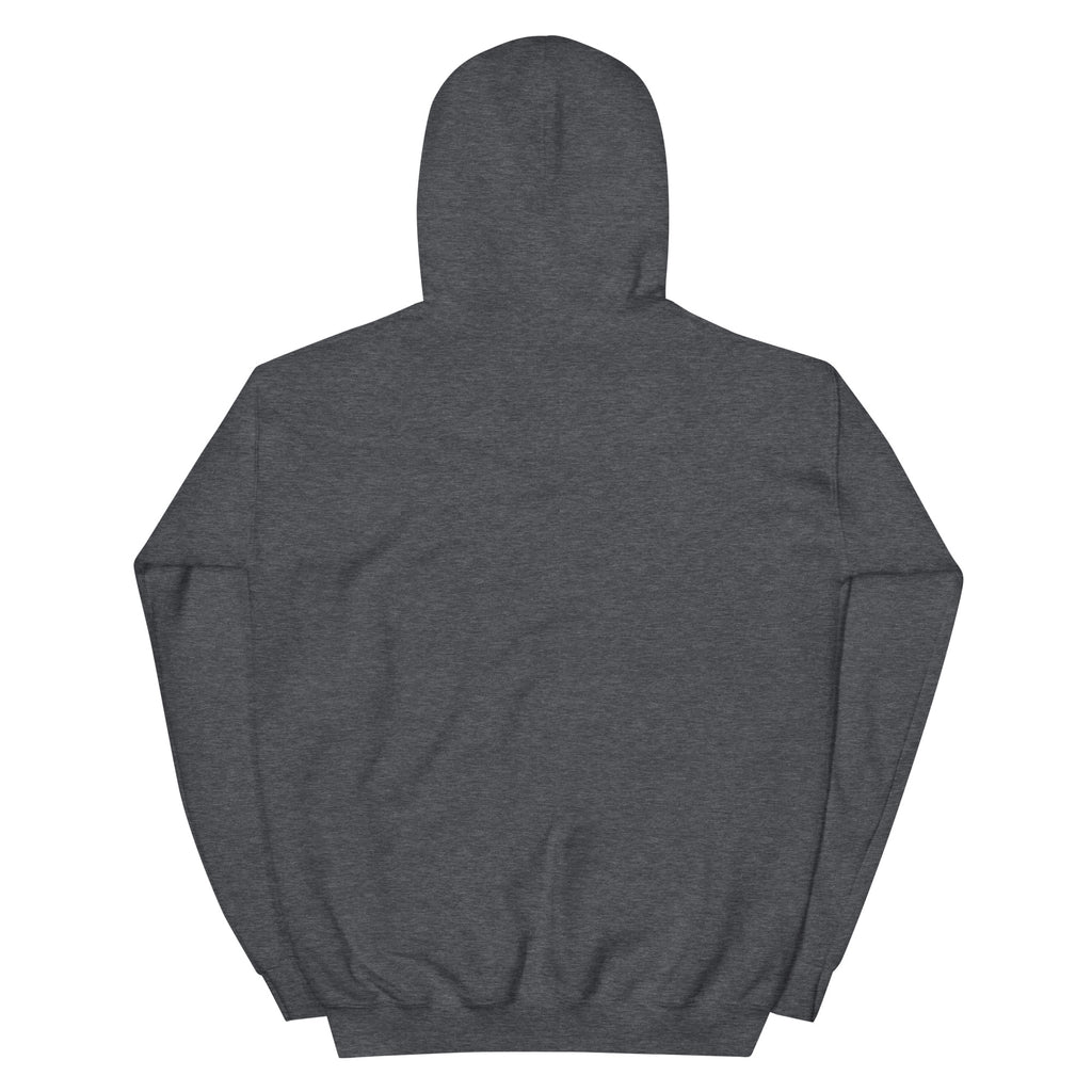 Golden Hour Feature hoodie in Dark Heather, back, no print