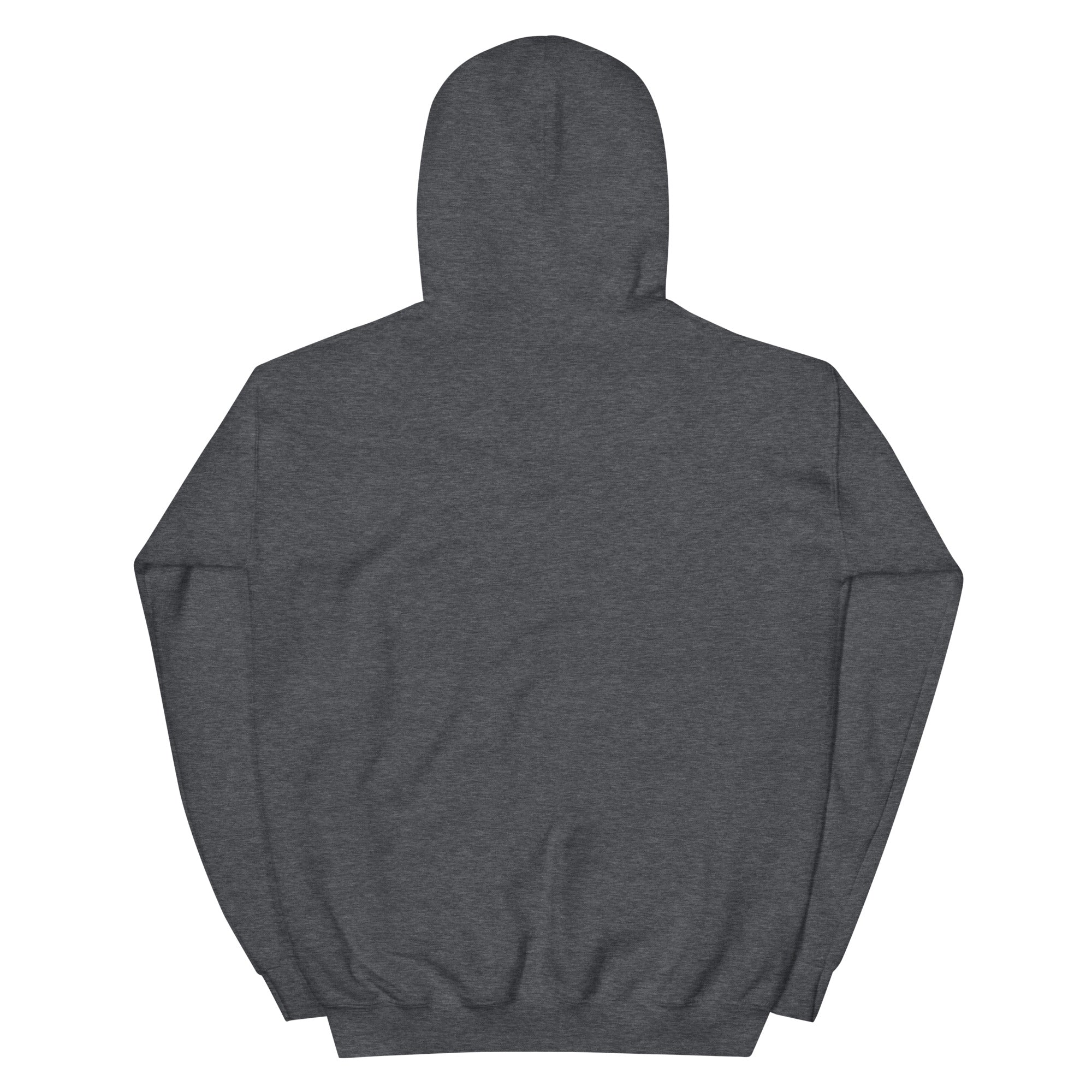 Golden Hour Feature hoodie in Dark Heather, back, no print