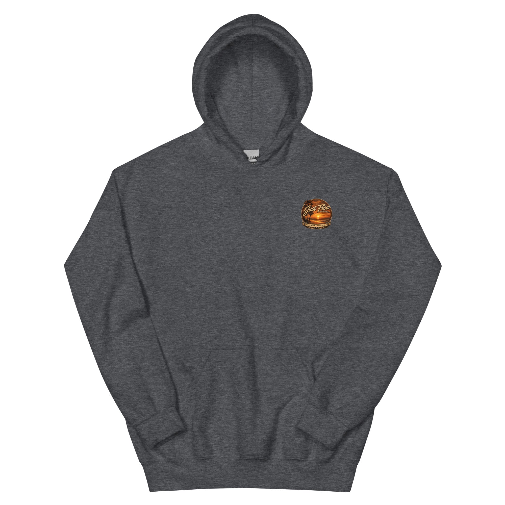 Golden Hour Jet Ski hoodie in Dark Heather, front