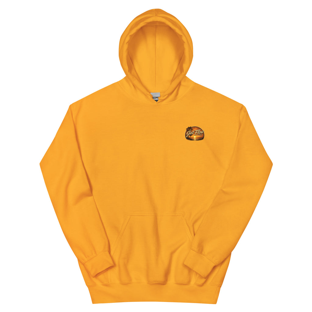 Golden Hour Beach Cruiser hoodie in Gold, front