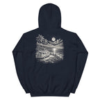 After Dark Woodie hoodie, Navy, back